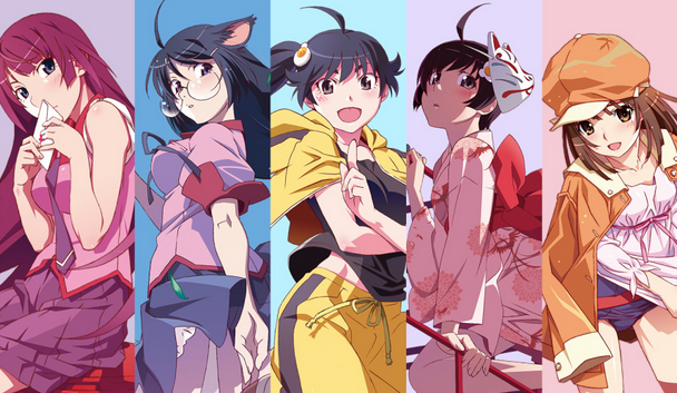 物语系列动画片视觉图