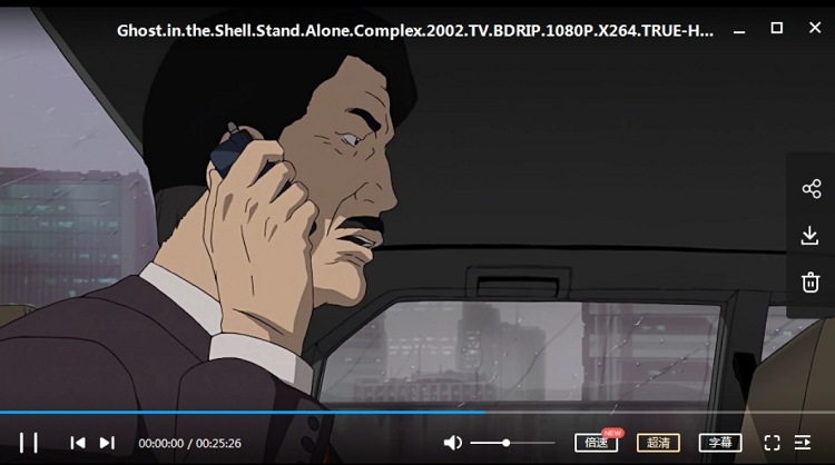 攻壳机动队超清合集中的高画质赛博城市背景