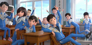 茶啊二中全集海报，展现真实的东北校园生活