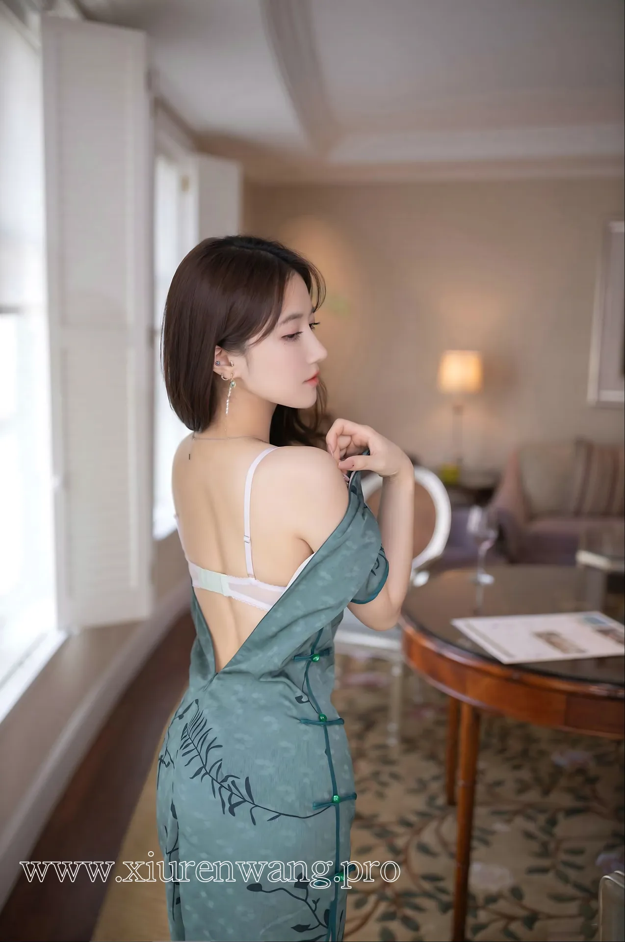秀人名模鱼子酱Fish《色劫》光影美学