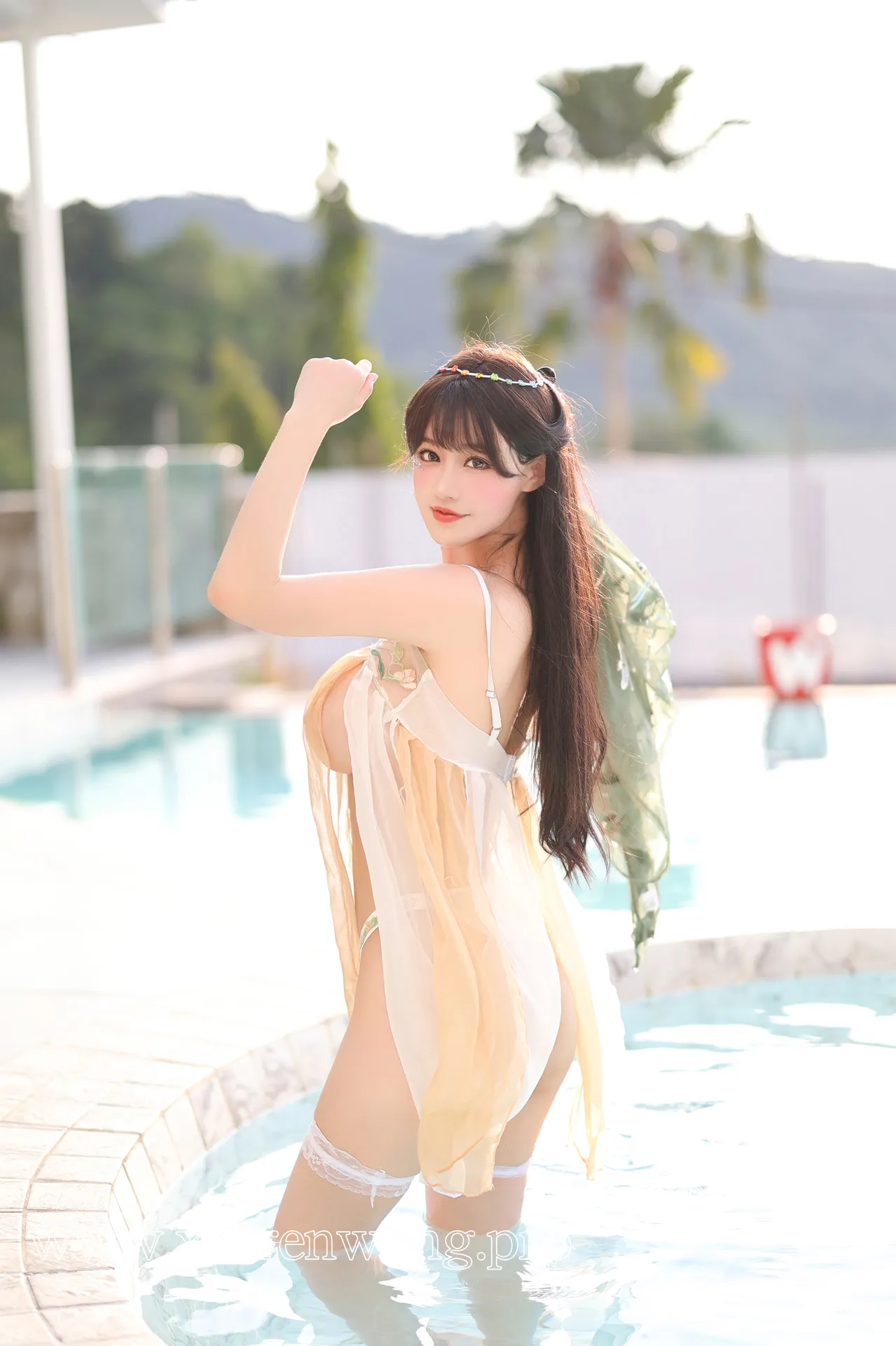 [精品]Flower朱可儿薄纱透视cos套图｜作品合集在线观看，最新更新惊艳二次元圈