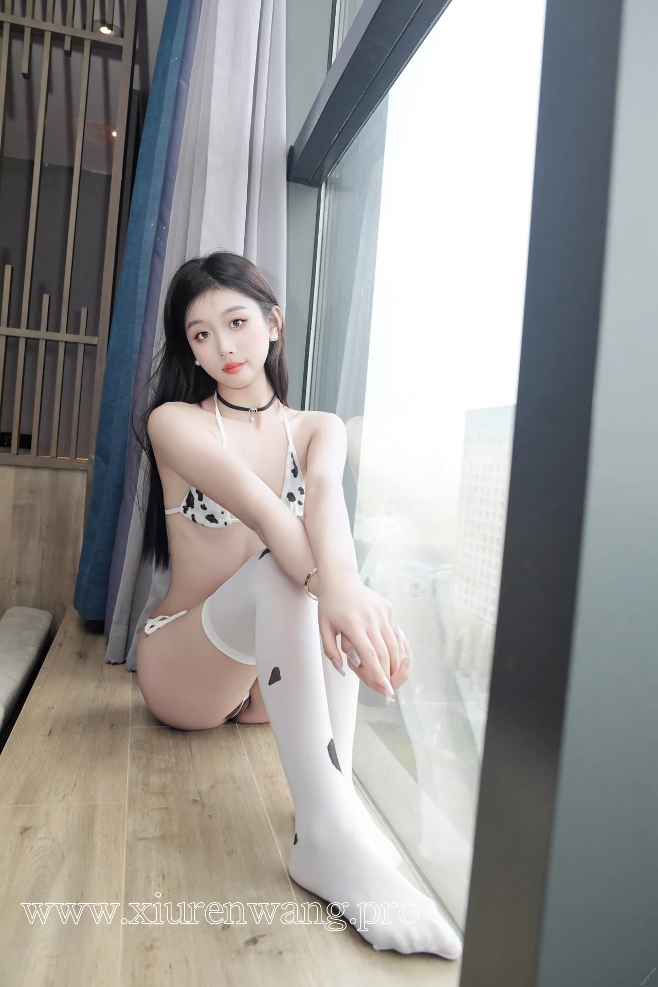 江念鱼 – 奶牛情趣内衣 粉丝互动视角