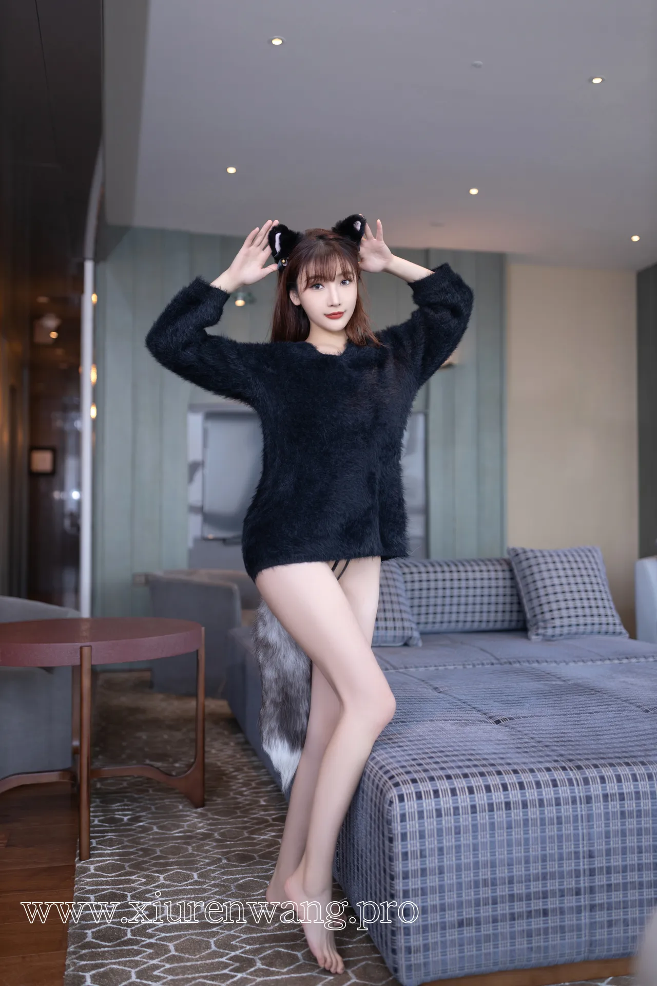 潘思沁 陆萱萱 – 魅惑黑丝 穿搭