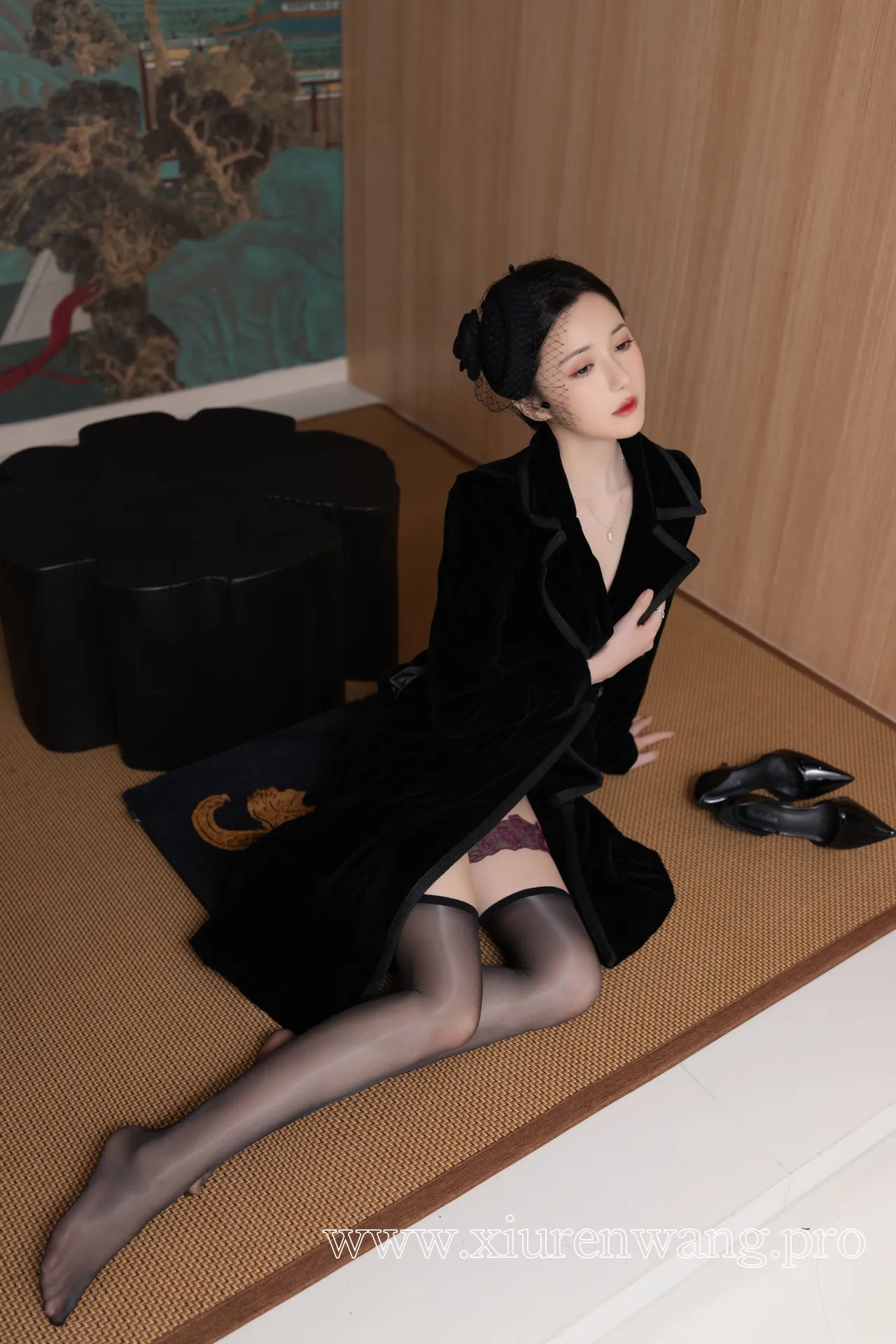 秀人名模鱼子酱Fish《未亡人》写真 鱼尾fish