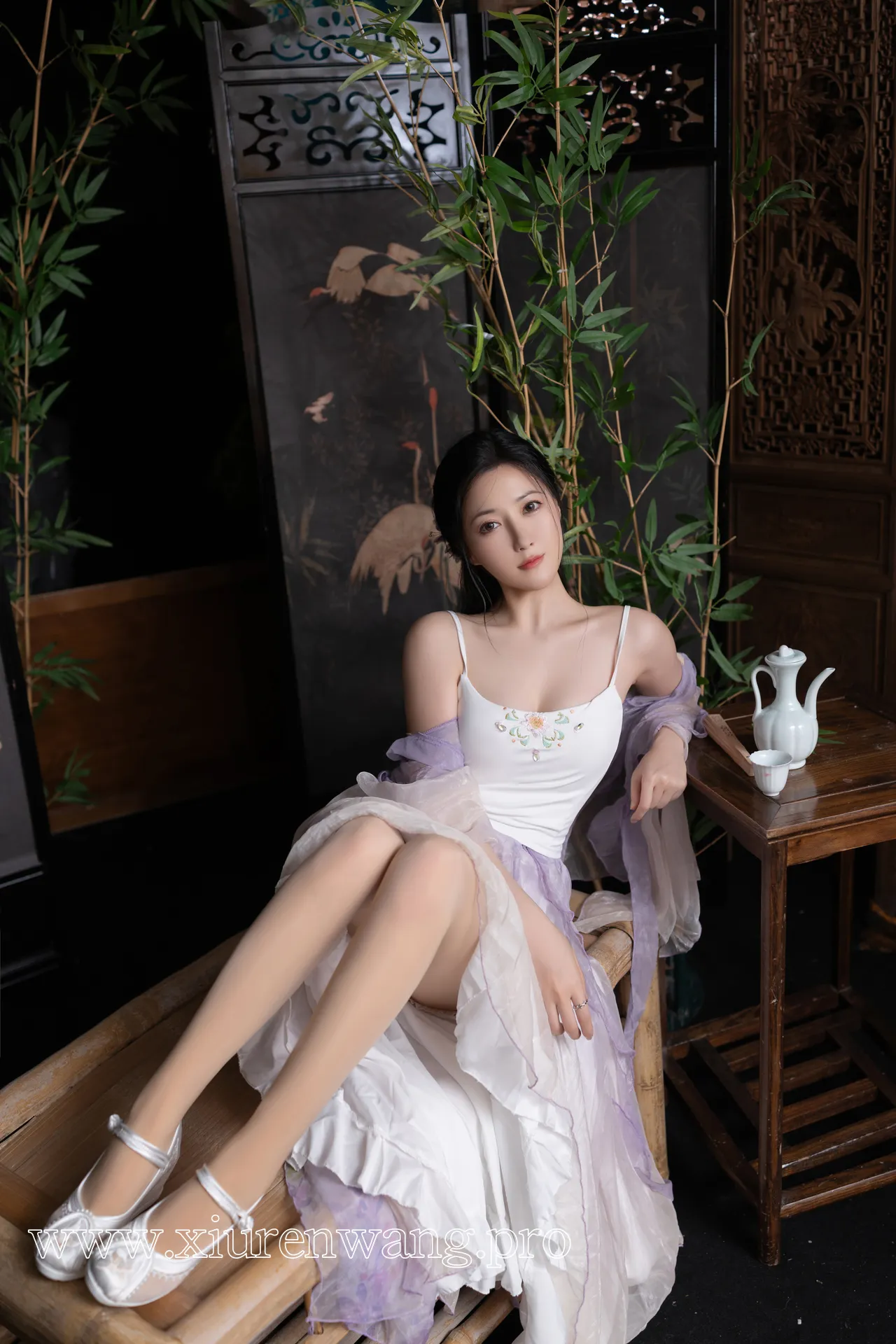 秀人名模鱼子酱Fish《蝴蝶》写真中的唯美艺术张力