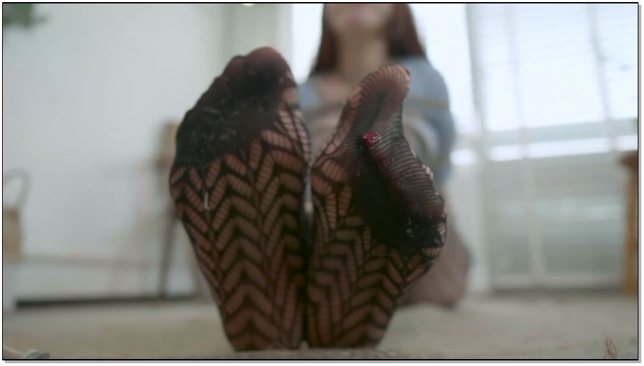 【4K映像】镂空黑丝、镂空内裤，极致紧缚，丝袜勒嘴