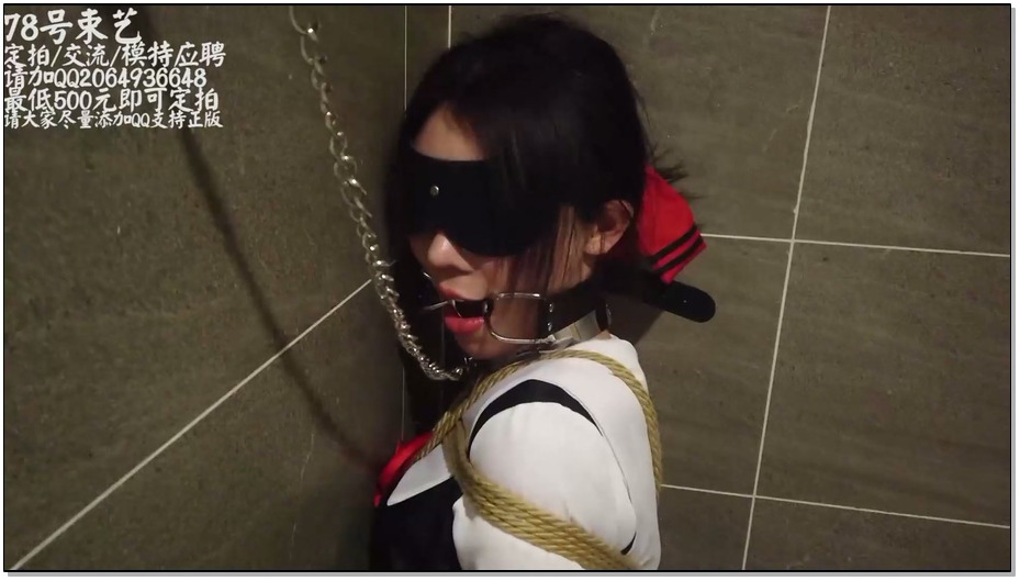 【78束艺】四宫辉夜的日式股绳TK调教,长腿妹子晓雅，COS四宫辉夜意外的有那么几分神韵..