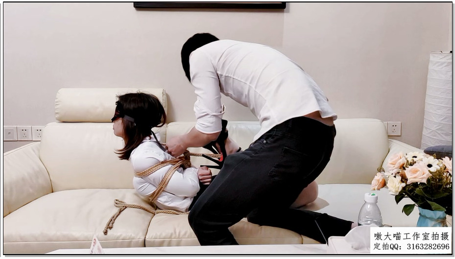 【嗷大喵】极限紧缚挑战 -清研 欧式直臂超级紧缚完全并拢+超紧驷马+口球放置+再被欧式…