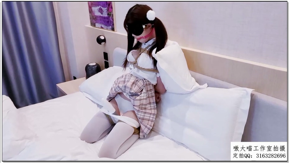 【嗷大喵】二次元少女JK系列 6 海老缚团缚+遥控+尾巴+立式蟹缚