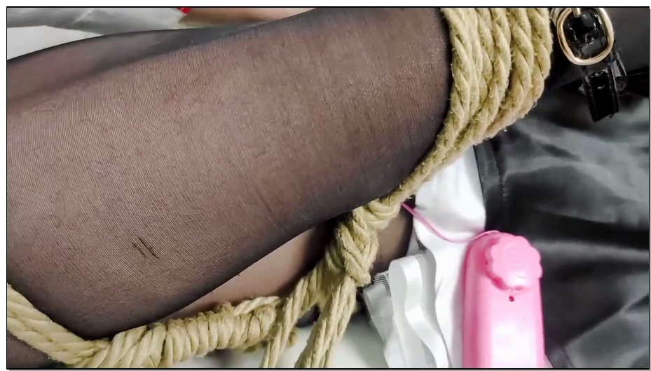 【嗷大喵】少女遇险记2 分腿蟹缚折腿缚+胸缚+双手反弓吊缚+口球+尾巴和TD+分腿驷马