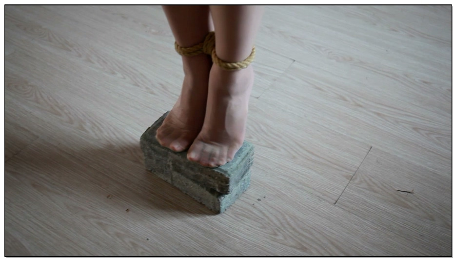 【爱奴吧】刑讯琪琪，吊起来踮脚尖，痛苦不堪