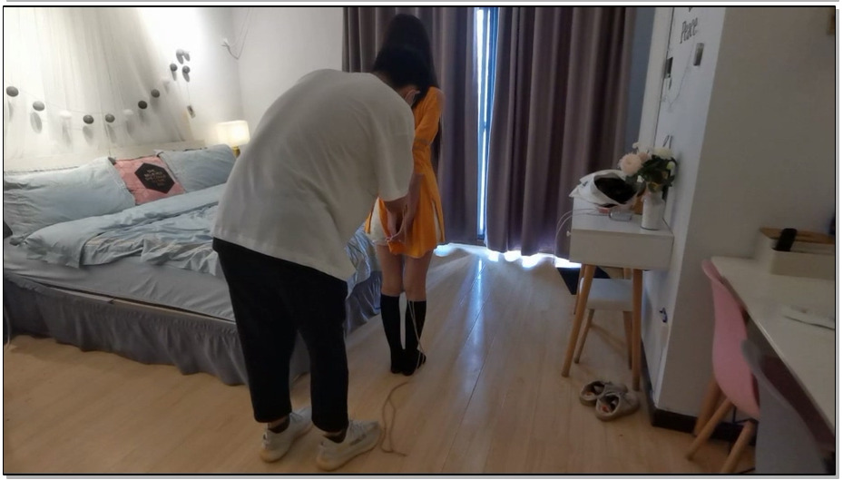 【奥特曼】新妹子甘然绳艺体验，后手观音，欧式直臂，驷马