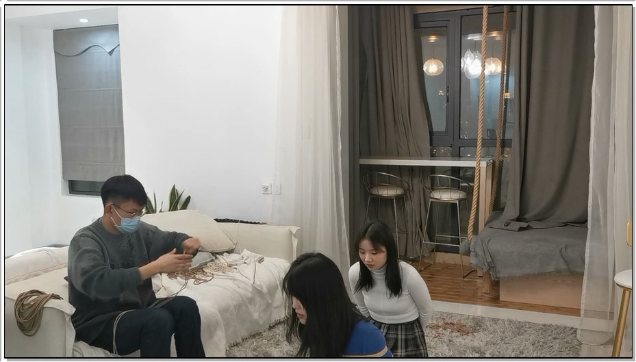 【奥特曼】双人紧缚实验-婉婉和小叶