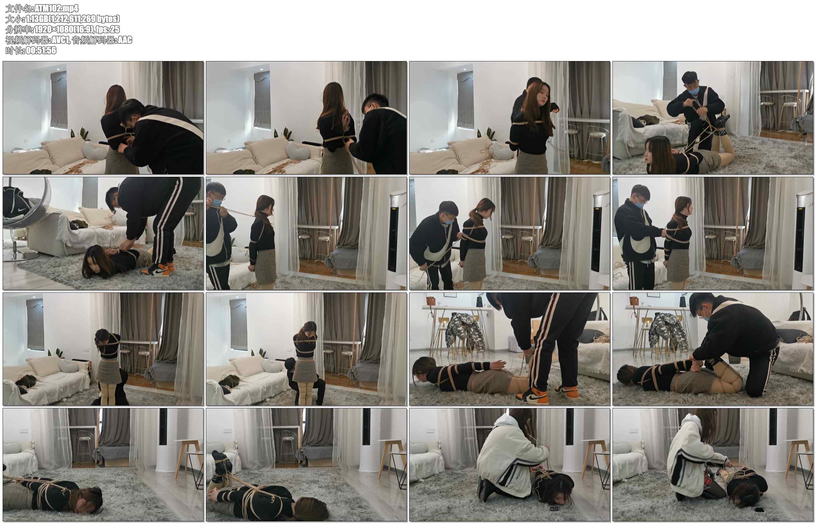 【奥特曼】新妹子涵崽，紧缚放置，挣扎到屏幕外，大喊救命，差点哭出来