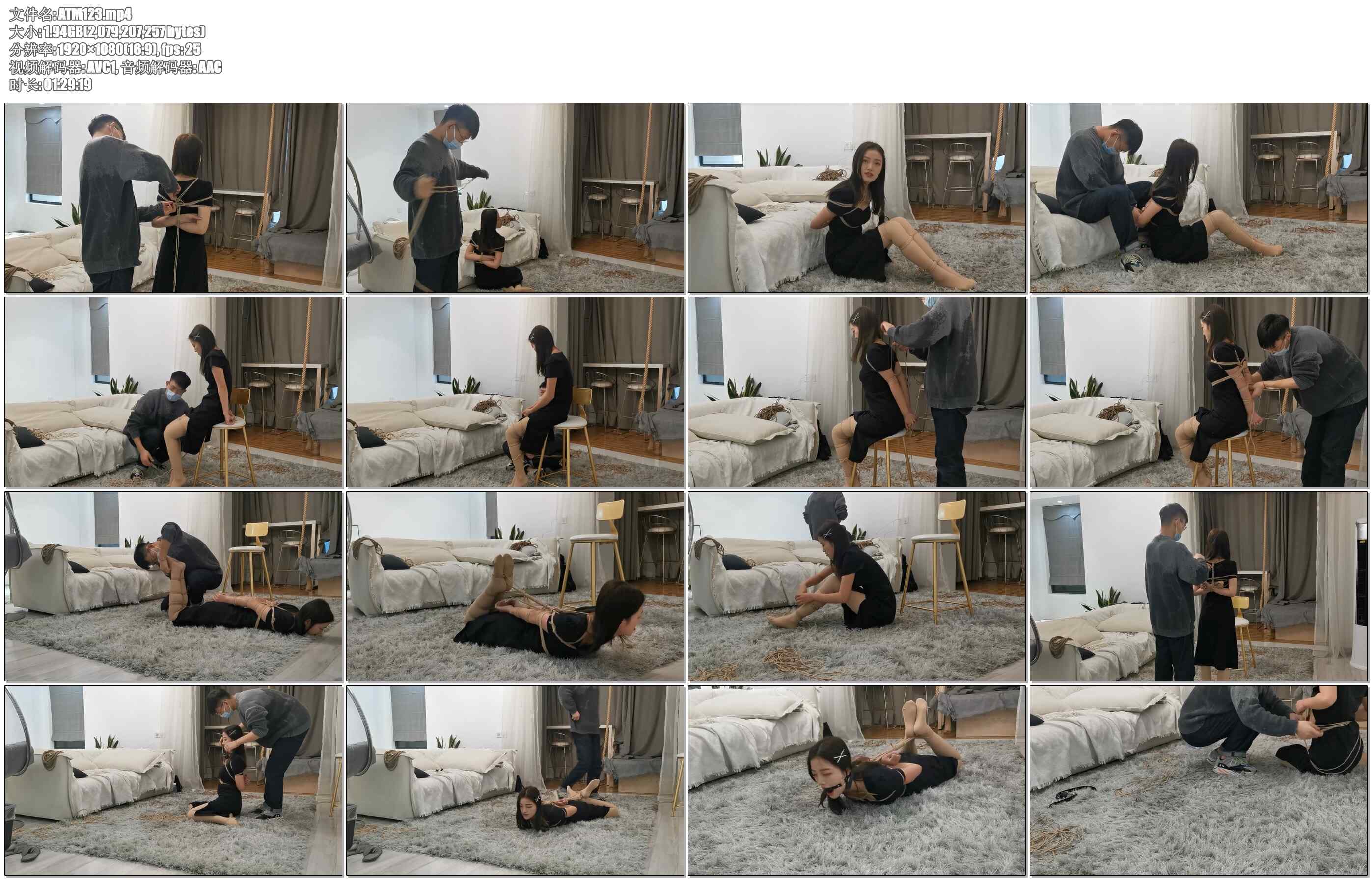 【奥特曼】新妹子童童 年前拍的新妹子长的还蛮美的，耐绑性也不错