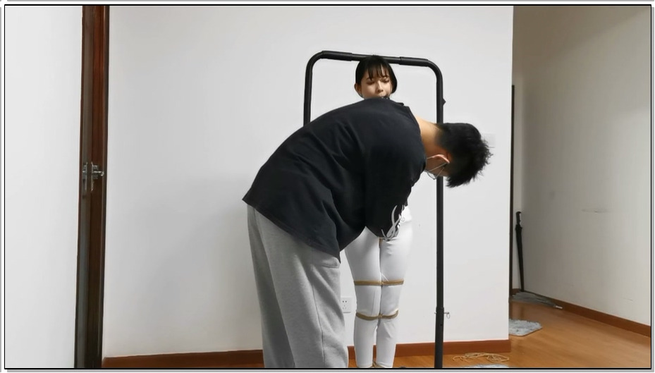 【奥特曼】珊珊的紧缚放置，马具口球+驷马牵引 