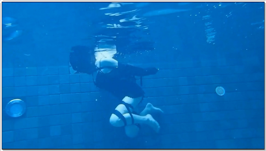 【白城出品】调教记录 泳池别墅紧缚调教