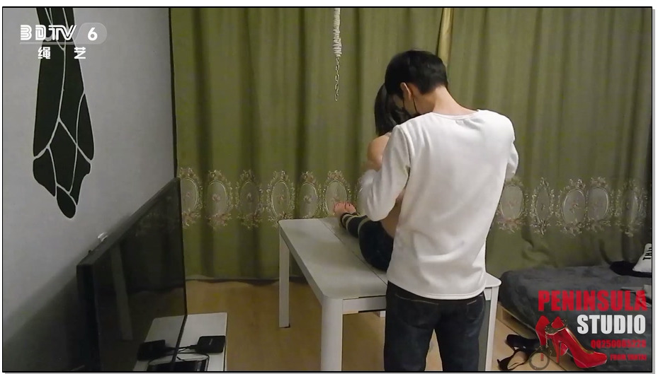 【半岛束艺】悬吊 海语钟摆倒吊玩弄