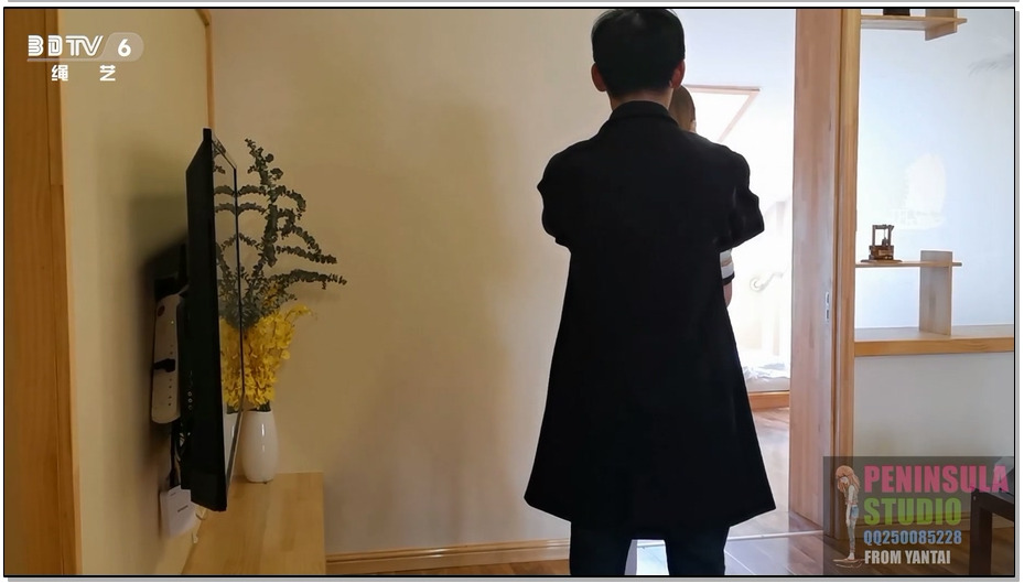 【半岛束艺】海语楼道电梯之旅，惊险刺激的户外绳艺