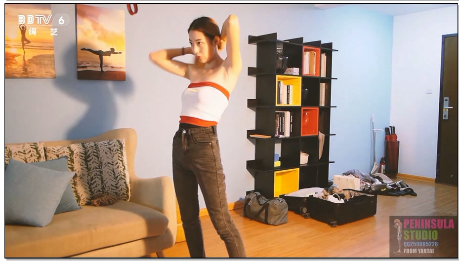 【半岛束艺】超颜值气质新美模：主持大美自绑上门面试，桃子任面试官