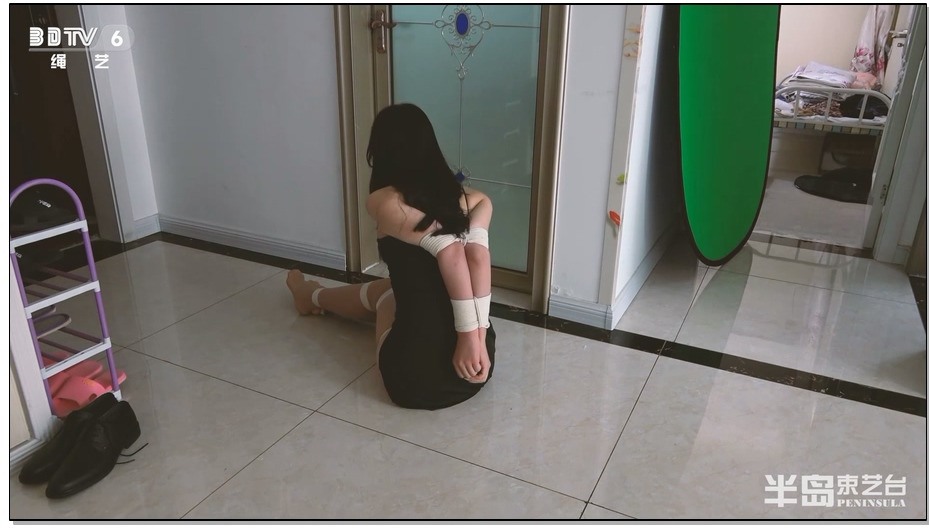 【半岛束艺】醒来就是一顿挣扎，丝袜美少妇的自救