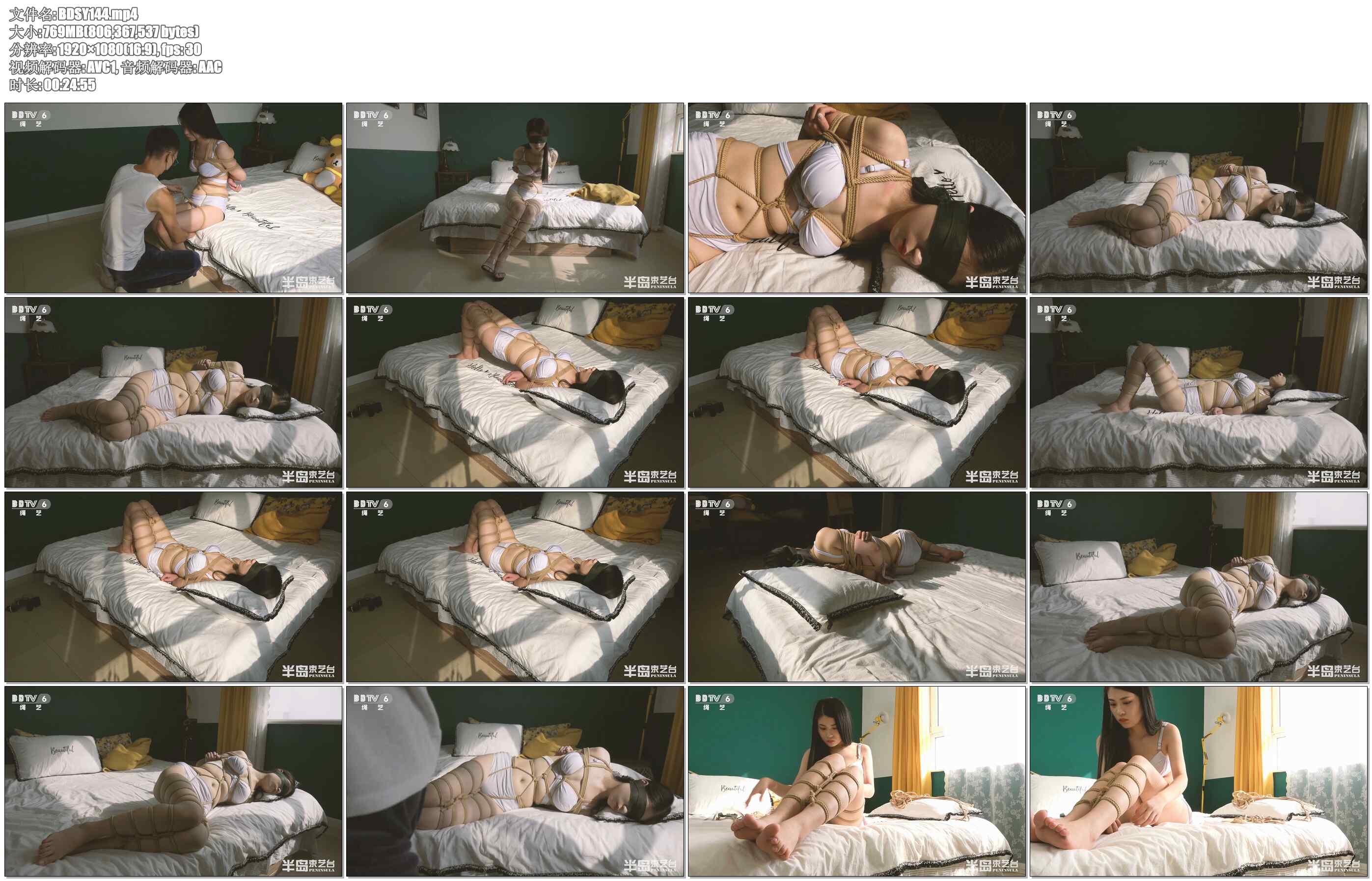 【半岛束艺】冷兮蛇缚中睡着