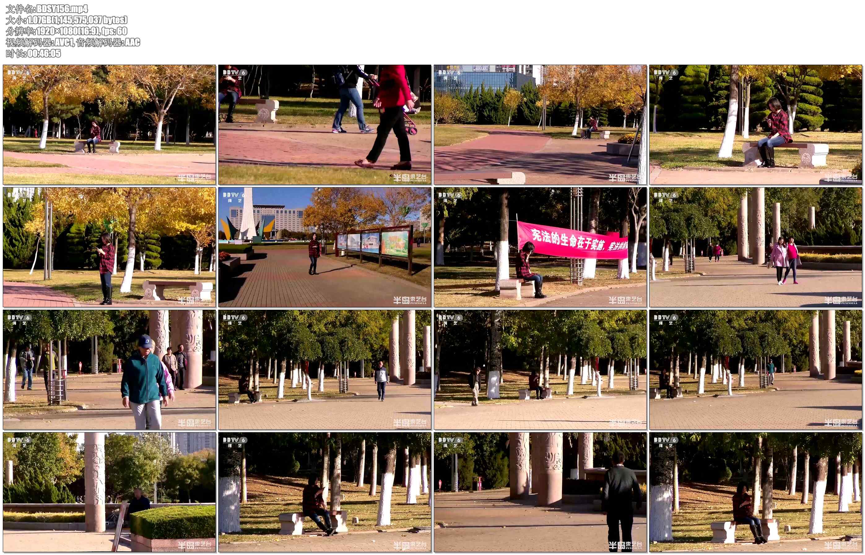 【半岛束艺】行为艺术，暗拍海语广场镣铐长凳展示，遇热心大妈