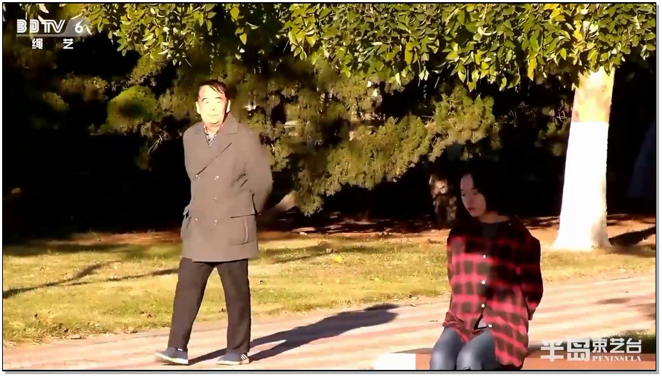 【半岛束艺】公园露天捆绑