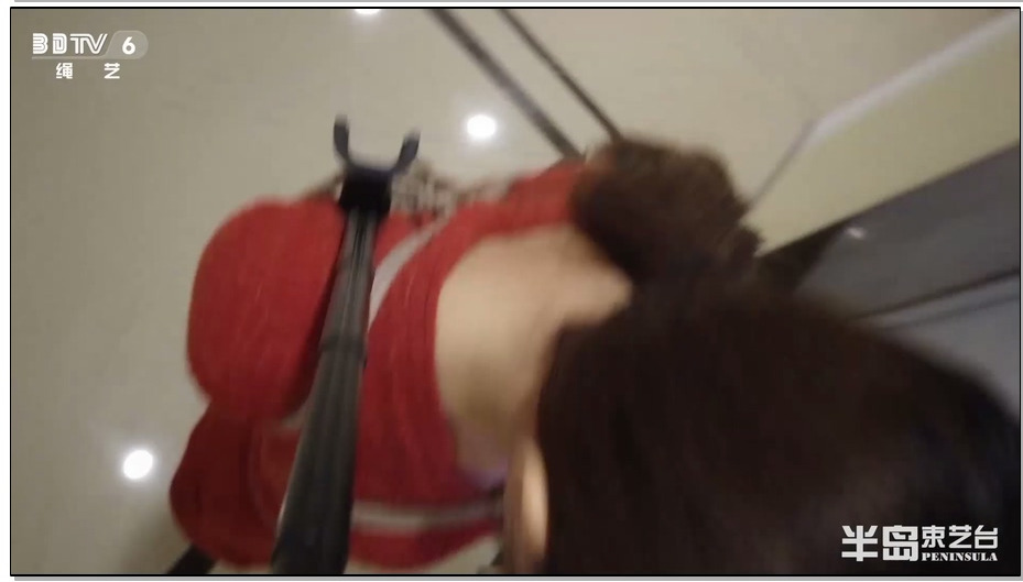 【半岛束艺】独特视角看独自紧缚坐电梯的诺米