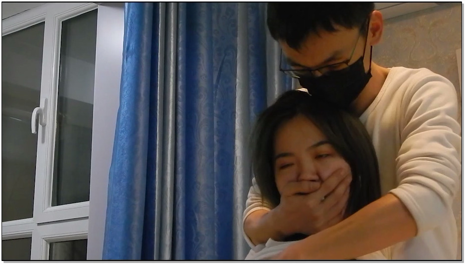 【半岛束艺】海语白袜丁字裤紧缚堵嘴 亲自讲述不同物品堵嘴感受（原味白袜、内裤、丝..