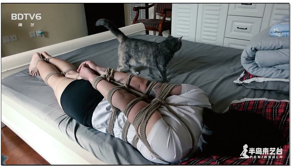 【半岛束艺台】新模伊莱娜：无需磨合的捆绑爱好者，高考后的疯狂