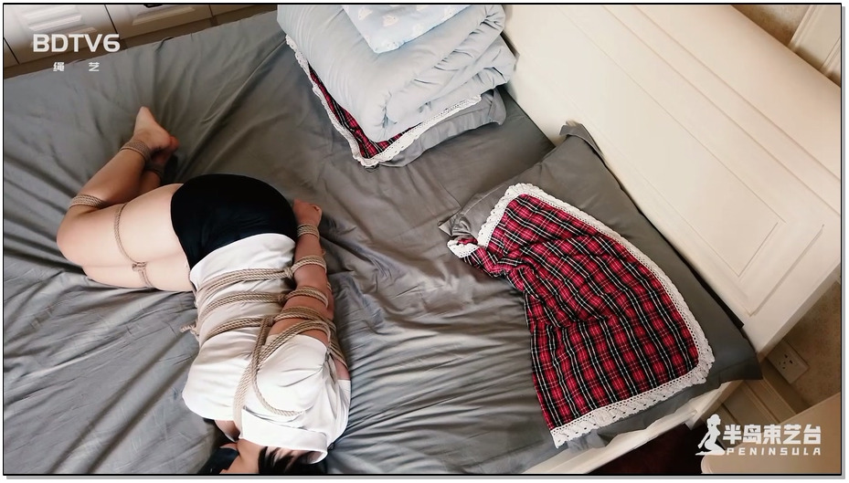 【半岛束艺台】新模伊莱娜：无需磨合的捆绑爱好者，高考后的疯狂