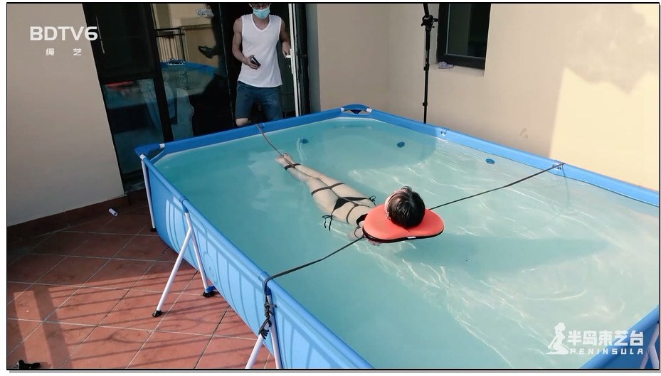 【半岛束艺】半岛水世界第二集：流星水中仰缚禁锢TK