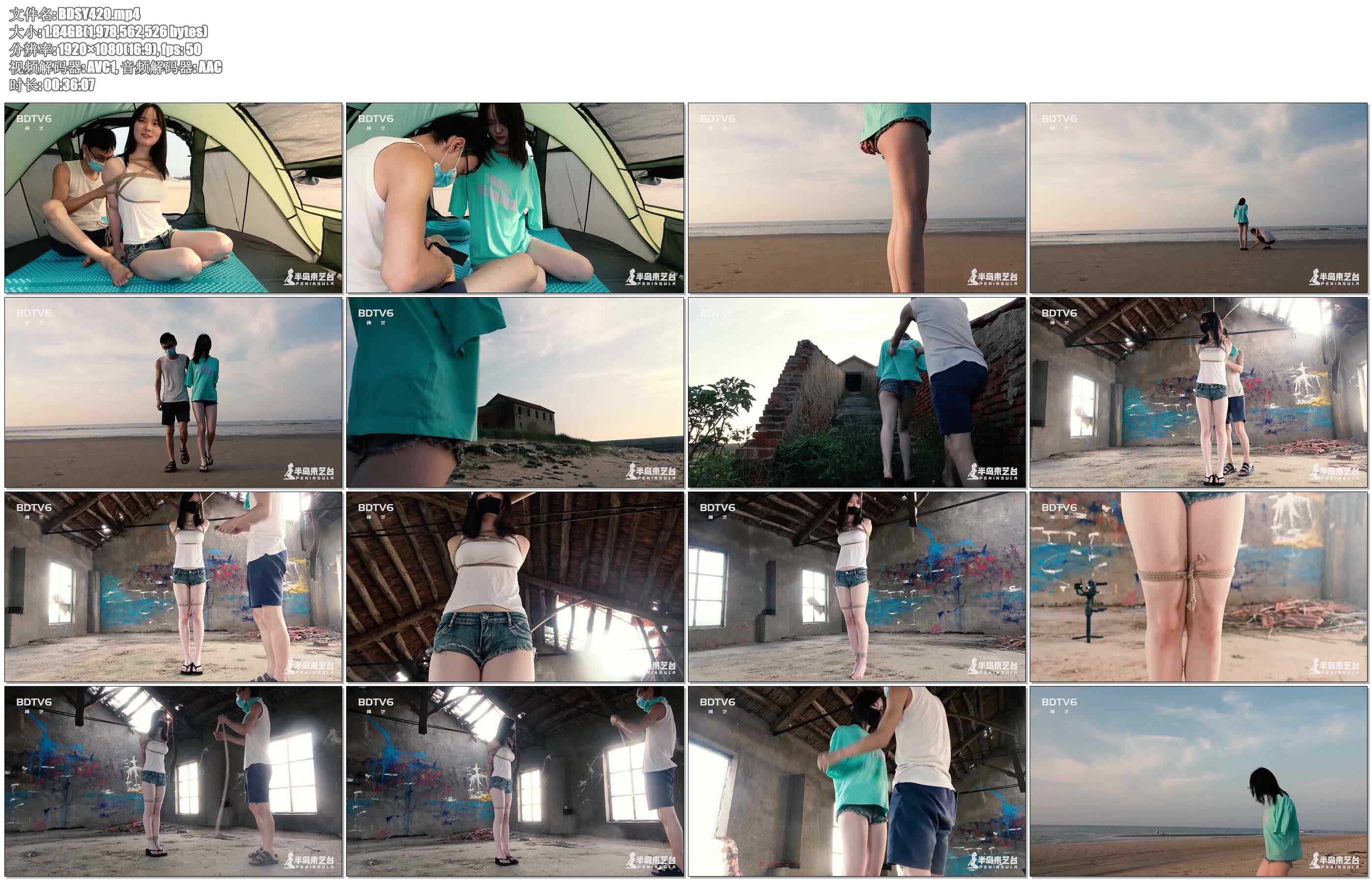 【半岛束艺】夕阳海岸，小楼孤悬