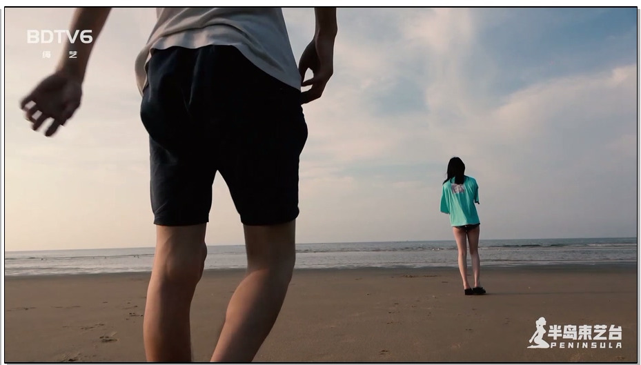 【半岛束艺】夕阳海岸，小楼孤悬