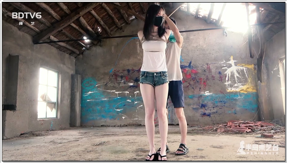 【半岛束艺】夕阳海岸，小楼孤悬