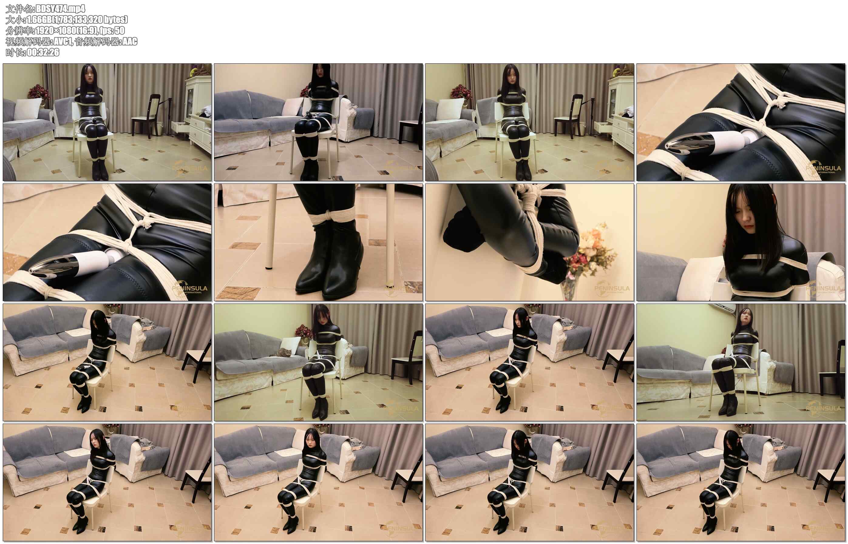 【半岛束艺】美国客户定拍：很不半岛，一身胶衣，简单粗暴