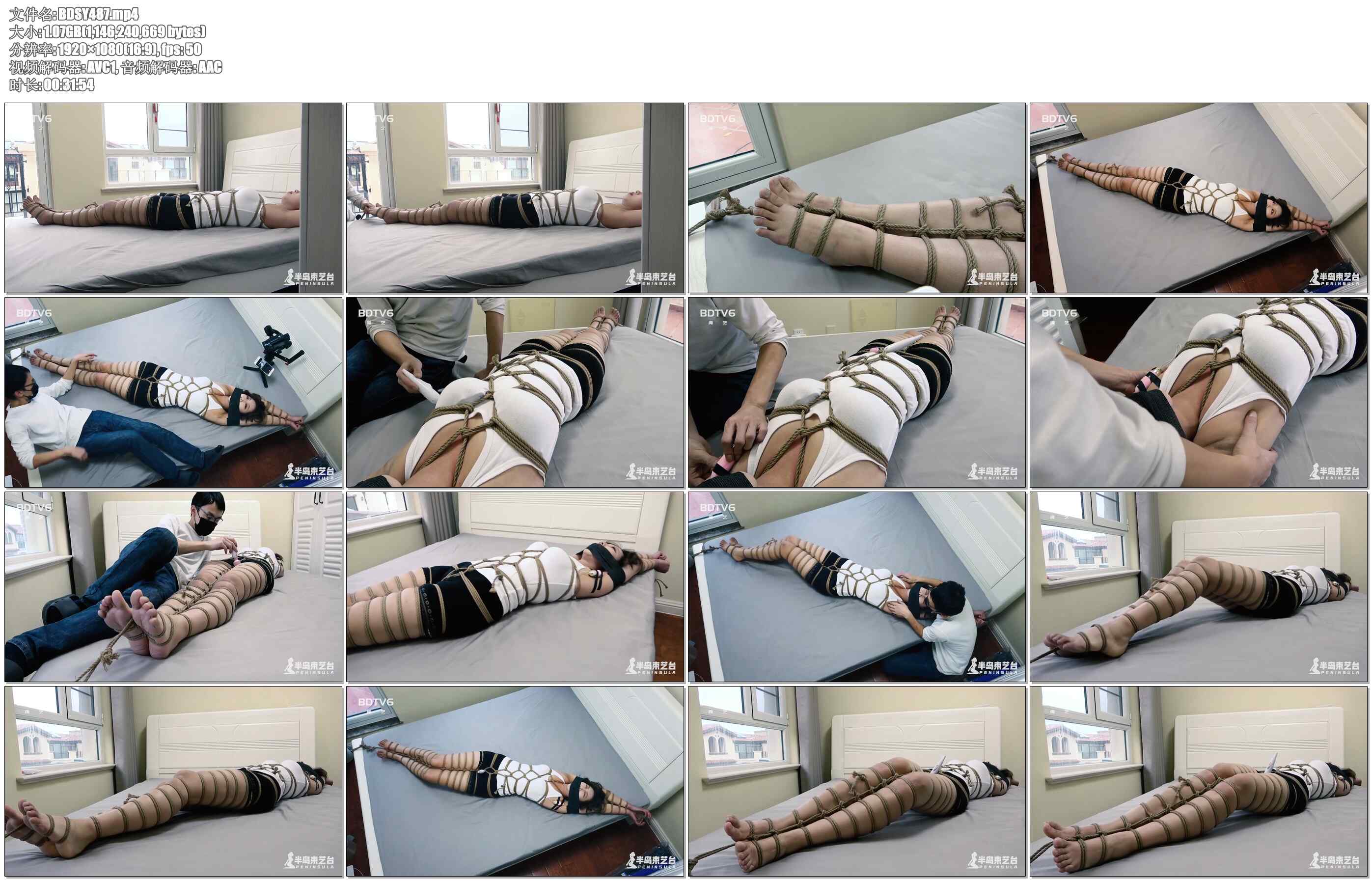 【半岛束艺】屡次挑战台长工作量的美国人定拍：小蛇复杂蛇缚禁锢床上