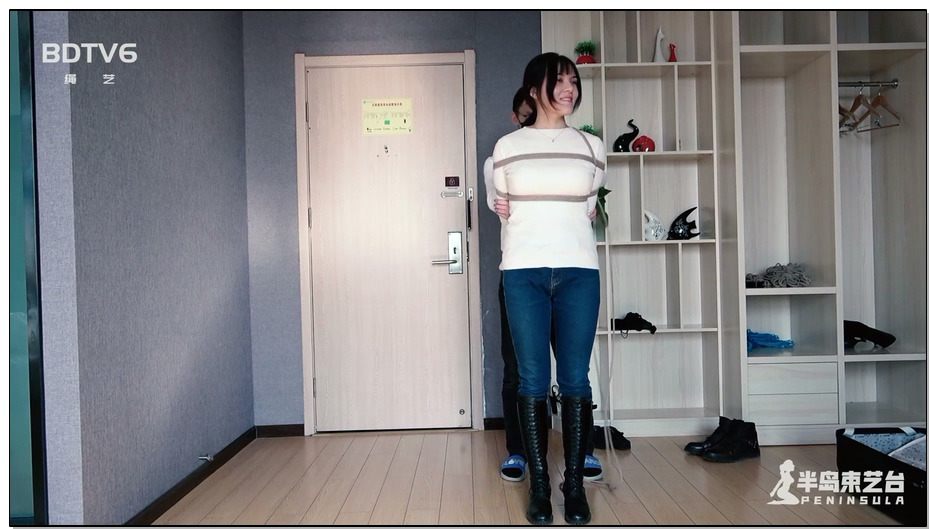 【半岛束艺】爱上捆绑的扎林娜非要出去玩