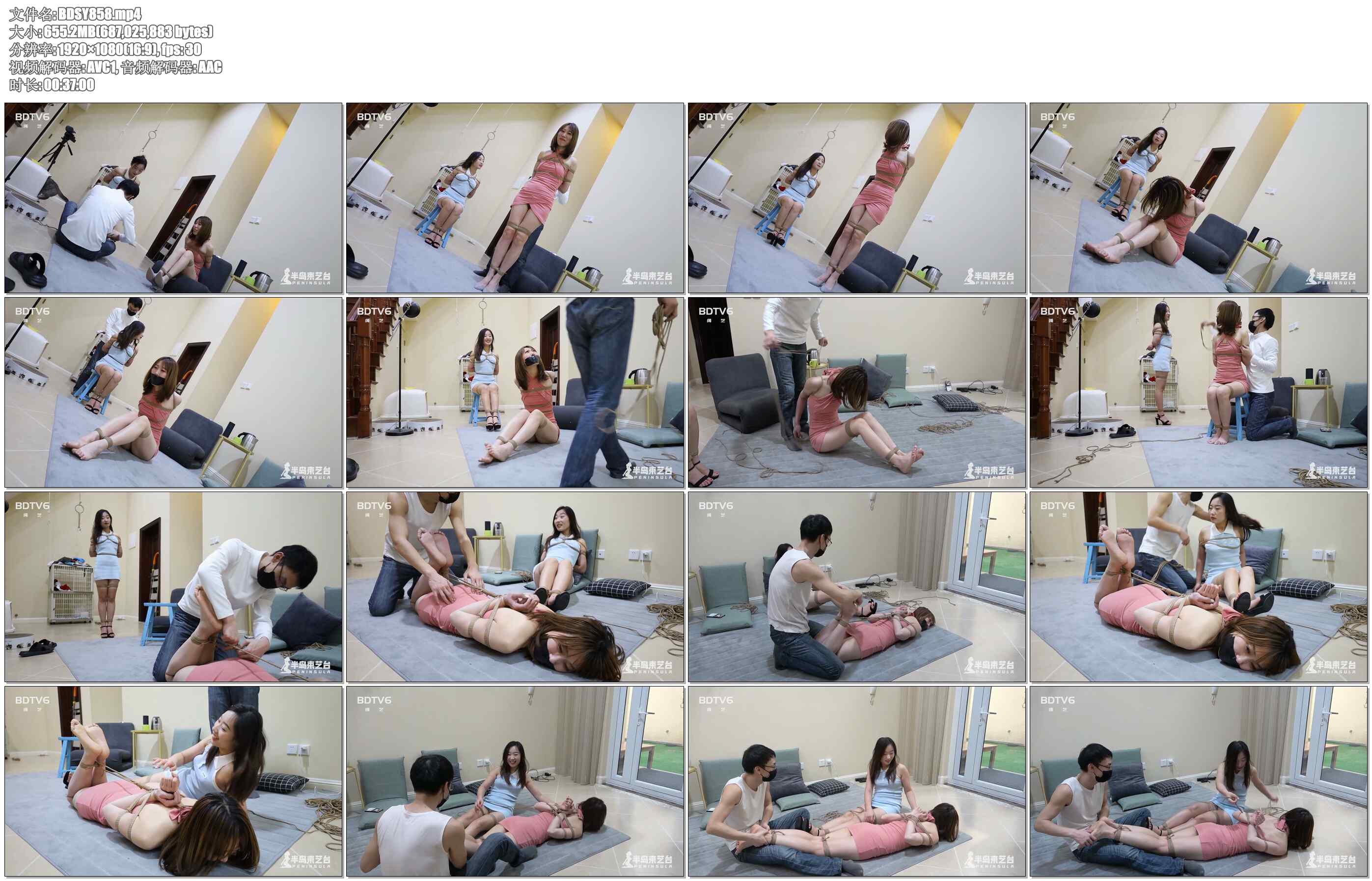 【半岛束艺】三种绑法通吃的新模三顺试镜之联合蹂躏篇