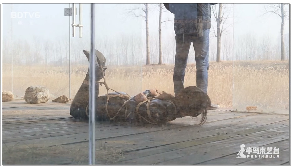 【半岛束艺】布玛公园橱窗放置，游人保安纷纷侧目