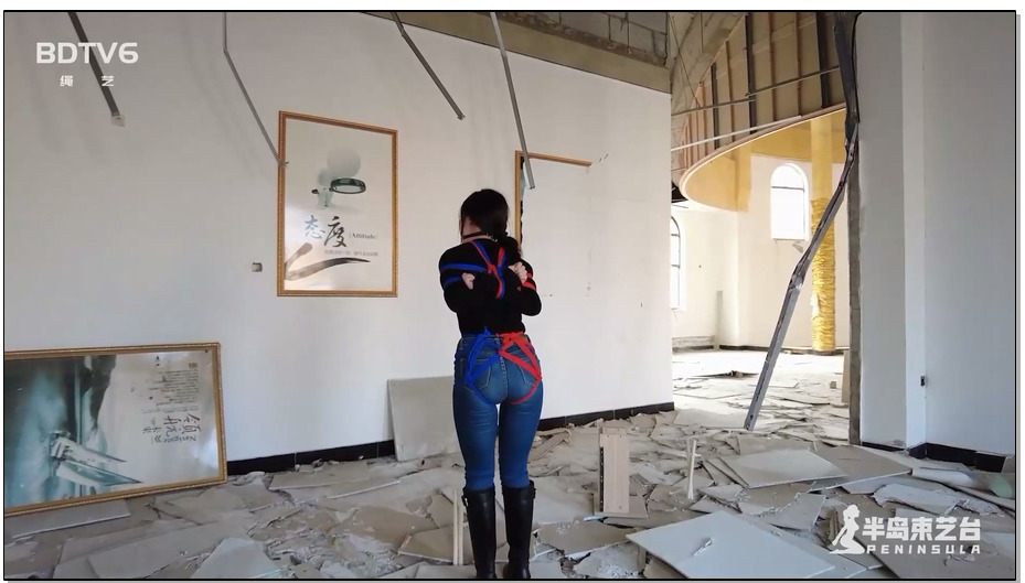 【半岛束艺】户外4废弃售楼处里的捉迷藏