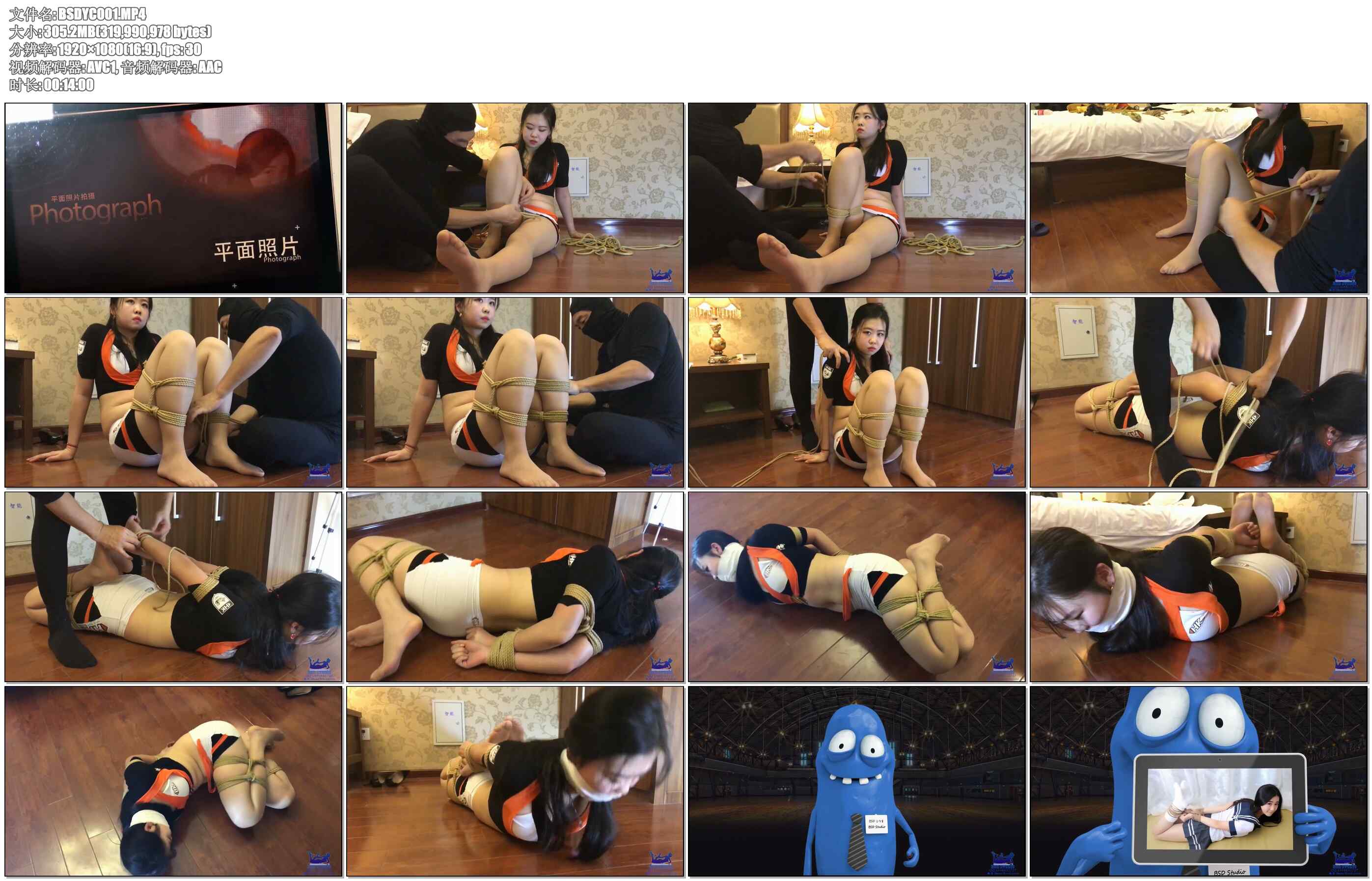 【BSD】漂亮的赛车女郎与我们有共同的爱好，被捆绑后体验挣扎是否可以解脱，同时，带..