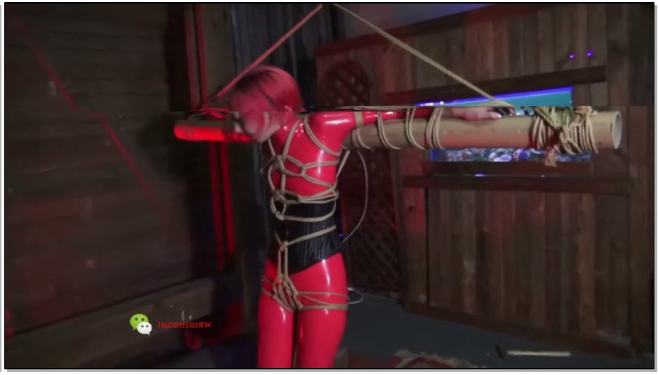 【禅狱工作室】胶衣捆绑悬吊