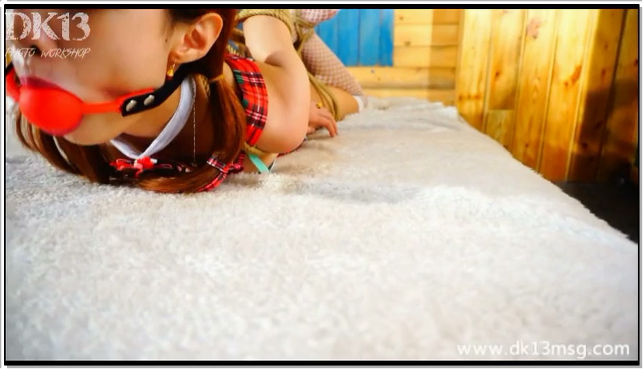 【DK-13】捆绑口球，各种挣扎