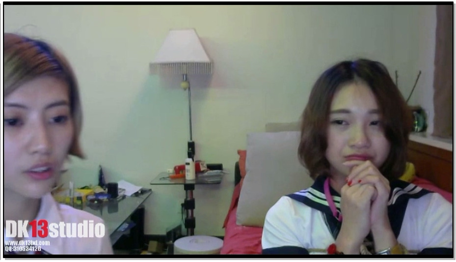 【DK-13】小宝+小仙儿 直播实录2个小时 特价出售！更深层的了解两位可爱模特