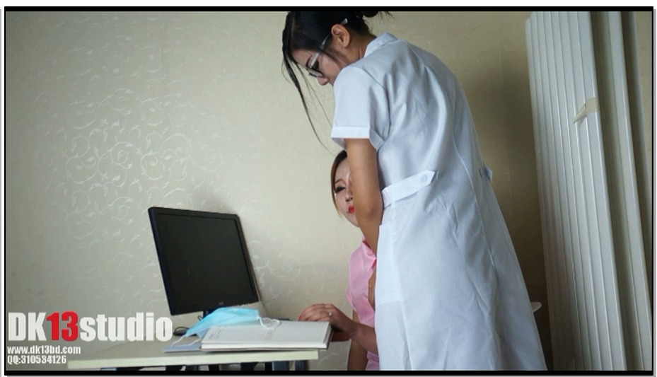 【DK-13】阿狸+夏沫 女医与护士之不可告人的秘密！ 