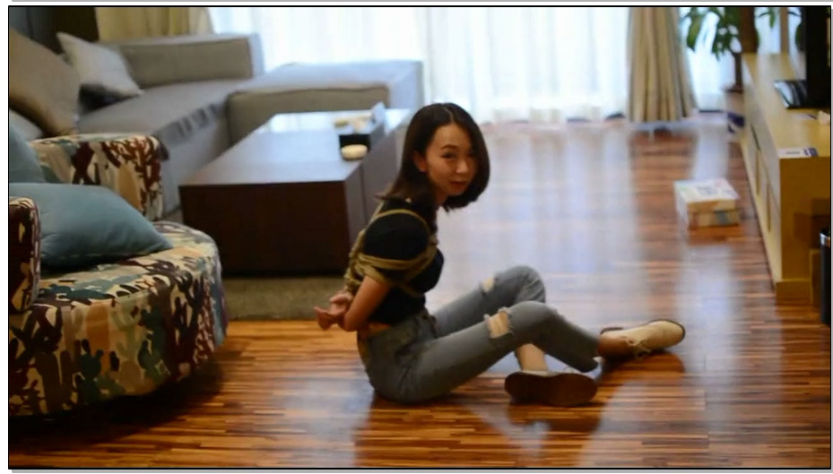 【阿木作品】樱桃小嘴口水直流!~模特的第一次尝试~ 甜美女神的捆绑 羞涩堵嘴