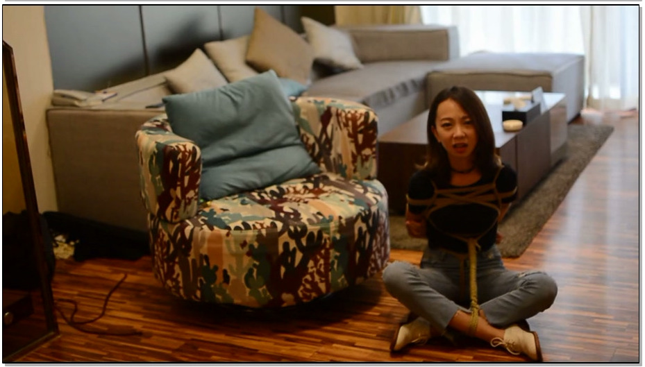 【阿木作品】樱桃小嘴口水直流!~模特的第一次尝试~ 甜美女神的捆绑 羞涩堵嘴