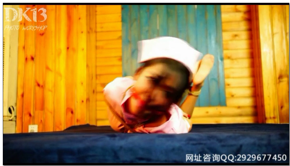 【DK-13】红袖 护士的诱惑篇，床上的挣扎，肉丝+KB+口球！